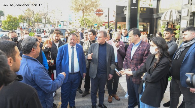 Başkan Seçer ve Başkan Özyiğit Yenişehir'de vatandaşlarla buluştu