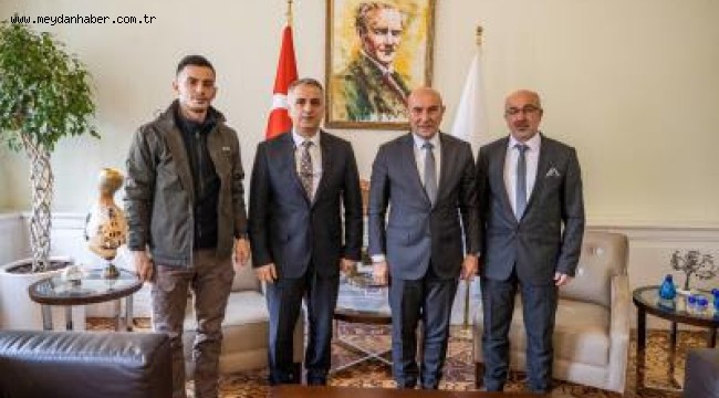 Başkan Soyer'e Erzincan'dan Cittaslow ziyareti