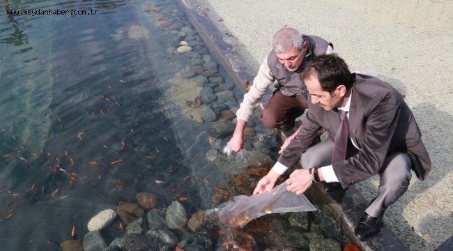 BİYOLOJİK EXPO GÖLETİ YAVRU BALIKLARI İLE İKİNCİ KEZ BULUŞTU
