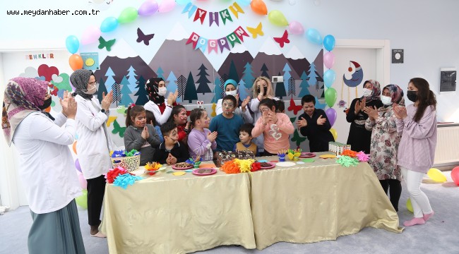 BÜYÜKŞEHİR ENGELSİZ ÇOCUK EVİ'NDE "DOĞUM GÜNÜ" KUTLAMASI ​​​​​​​