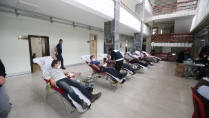 BÜYÜKŞEHİR PERSONELİNDEN "KAN BAĞIŞI" SEFERBERLİĞİ