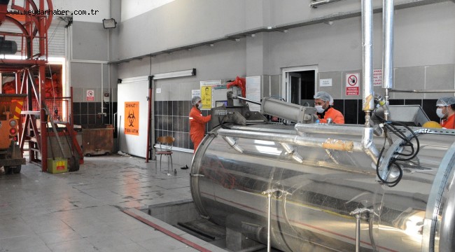 Büyükşehir Tıbbi atıkları modern yöntemlerle bertaraf ediyor