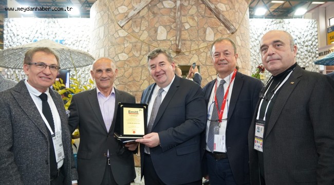 Çeşme'ye EMITT 2022'den 'en iyi stant' ödülü