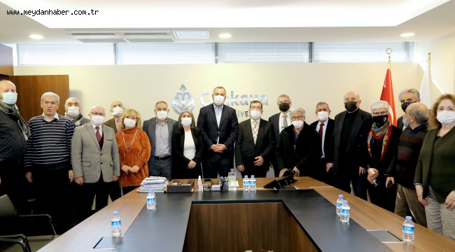 EMEKLİLER SENDİKASINDAN TAŞDELEN'E ZİYARET 