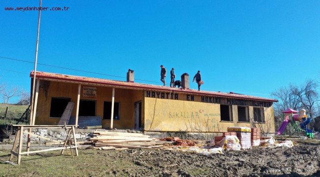 Eski okul binası çok amaçlı tesise dönüşüyor