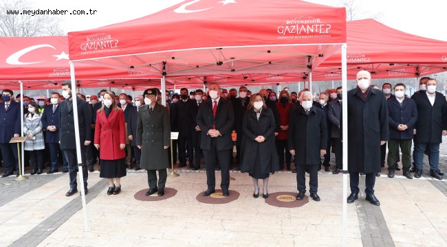 GAZİANTEP'E GAZİLİK UNVANI VERİLMESİNİN 101. YIL DÖNÜMÜ KUTLANDI