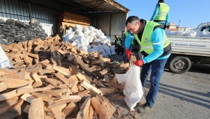 Gaziemir'de atık dallar evleri ısıtacak