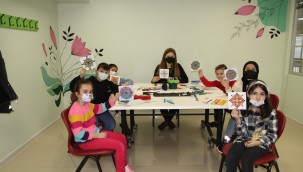 Gebzeli çocuklar mandala sanatı ile yeteneklerini keşfediyor