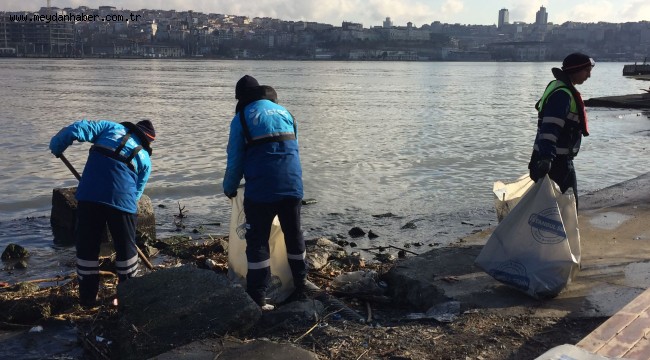 HALİÇ'TE RENK DEĞİŞİKLİĞİNİN SEBEBİ YAĞIŞLAR