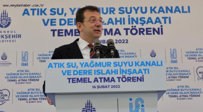 İMAMOĞLU'NDAN PARTİLERE "İSKİ ÇAĞRISI