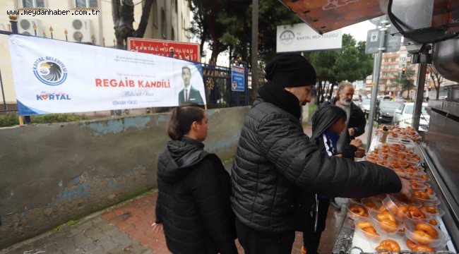 Kartal Belediyesi'nden Regaib Kandili Nedeniyle Lokma İkramı