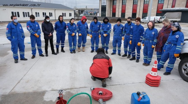Kocaeli İtfaiyesinden YÜDAK'a eğitim