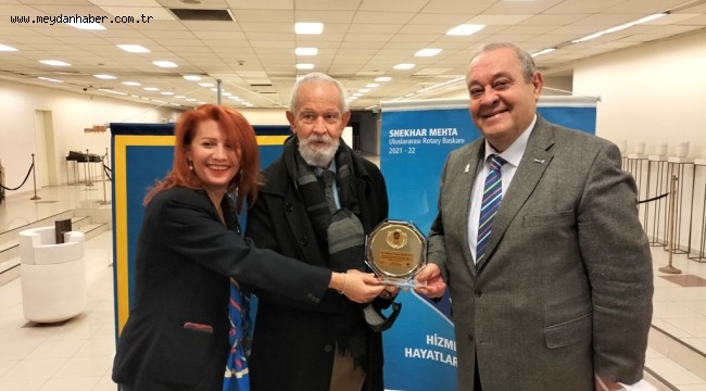 MESLEK ÜSTÜN HİZMET ÖDÜLÜ DÜNYACA ÜNLÜ SERAMİK SANATÇISI TÜZÜM KIZILCAN'A…