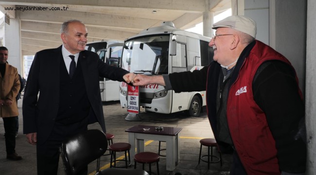 ÖZLÜ TERMİNAL VE KATLI OTOPARK'TA İNCELEMEDE BULUNDU
