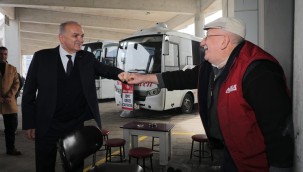 ÖZLÜ TERMİNAL VE KATLI OTOPARK'TA İNCELEMEDE BULUNDU