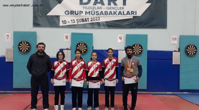 PAMUKKALE BELEDİYESPORLU DARTÇILAR FİNAL VİZESİNİ ALDI