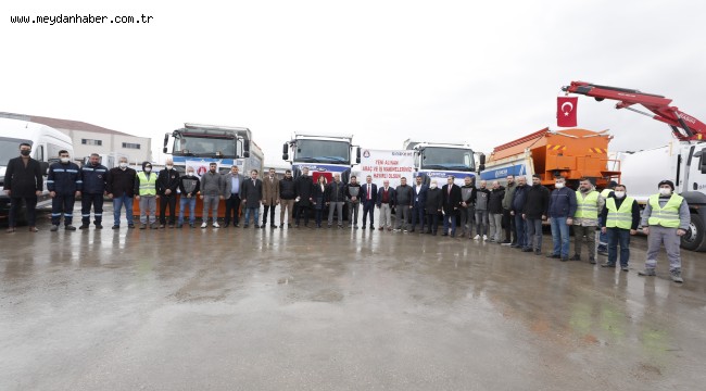 SİNCAN BELEDİYESİ ARAÇ FİLOSUNU GENİŞLETİYOR