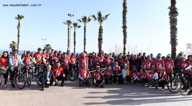 Atatürk'ün gelişi anısına bisiklet turu
