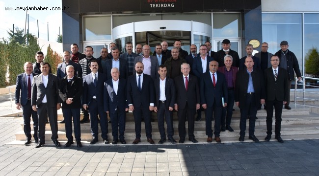 BAŞKAN ALBAYRAK, TOPLU TAŞIMA SİSTEMİNİN PAYDAŞLARI İLE BİR ARAYA GELDİ