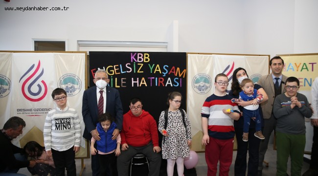 BAŞKAN BÜYÜKKILIÇ DOWN SENDROMLU MİNİKLER İLE BULUŞTU