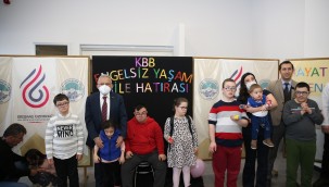 BAŞKAN BÜYÜKKILIÇ DOWN SENDROMLU MİNİKLER İLE BULUŞTU