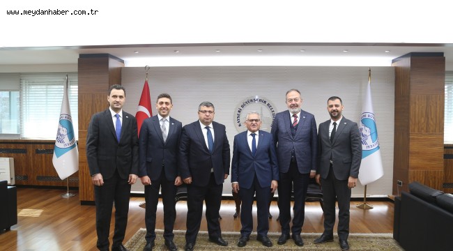 BAŞKAN BÜYÜKKILIÇ OSB YÖNETİMİNİ KABUL ETTİ