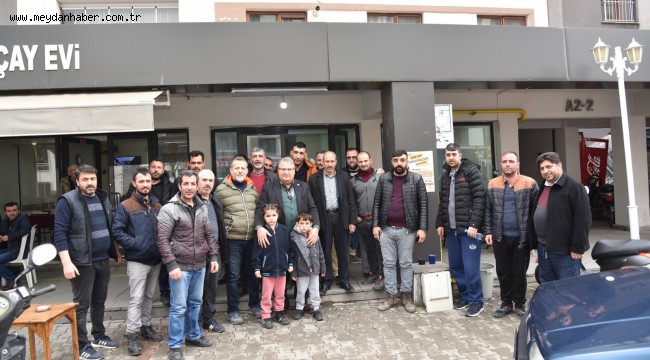 BAŞKAN ÇERÇİ AKGEDİK'TE VATANDAŞLAR İLE BULUŞTU