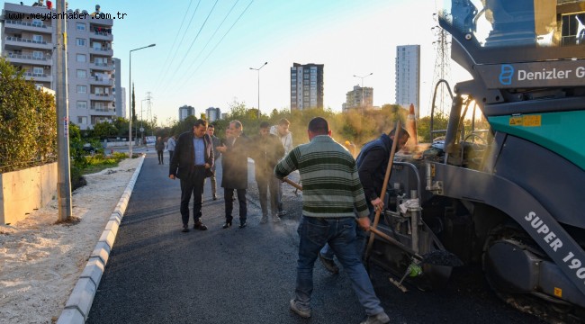 Başkan Özyiğit "Yıl sonuna kadar 25 bin ton asfalt serimi yapacağız"