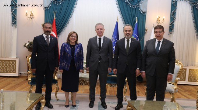 BAŞKAN ŞAHİN BURSA'DA İNCELEMELERDE BULUNDU