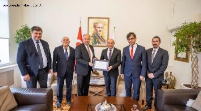 Başkan Soyer Kuzey İzmir Teknoloji Merkezi heyetini ağırladı