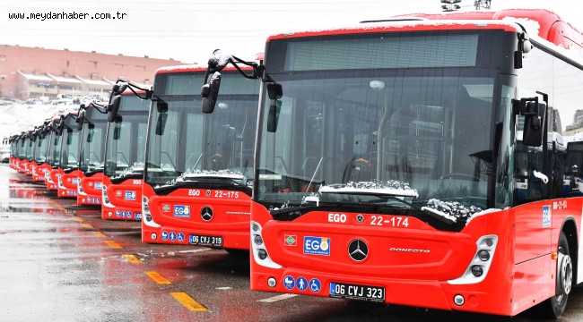 BAŞKENT'İN YENİ OTOBÜSLERİ GELMEYE DEVAM EDİYOR