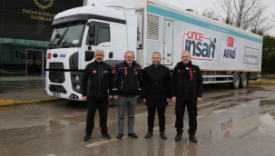 Büyükşehir yemek tırını Ukrayna'ya gönderdi