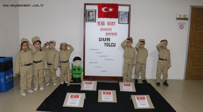 ÇOCUK KULÜBÜNDEN ÇANAKKALE ZAFERİ ETKİNLİĞİ