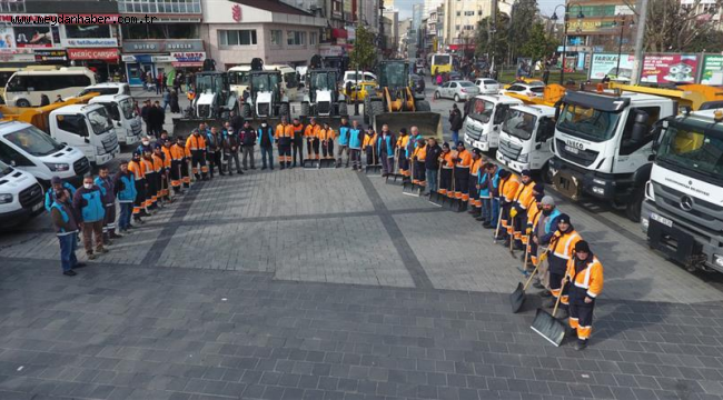 Gaziosmanpaşa'da Karla Mücadele Ekipleri Göreve Hazır