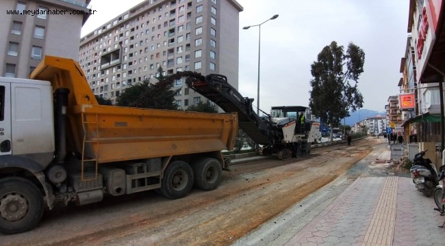 İNÖNÜ BULVARI'NDA ÇALIŞMALAR BAŞLADI