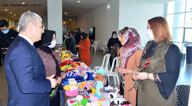 Kadınlar Gününde Üreten Kadınlar Standı