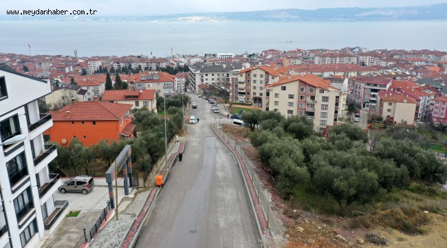 Karamürsel 101. Caddede aydınlatma tamam