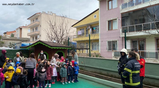 Kocaeli İtfaiyesinden her yaş grubuna yangın eğitimi