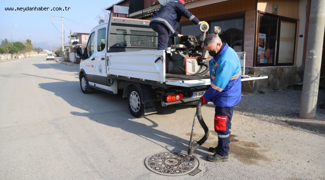 Menderes Belediyesi'nden ilaçlama seferberliği