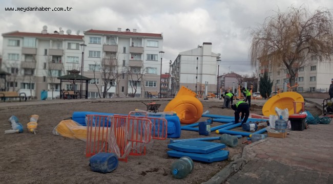 OYUN PARKLARI YENİLENİYOR