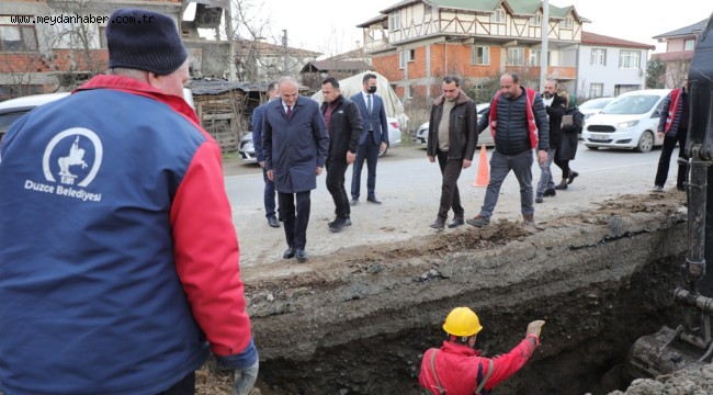 10 BİN METRE ALT YAPI HATTI DÖŞENDİ