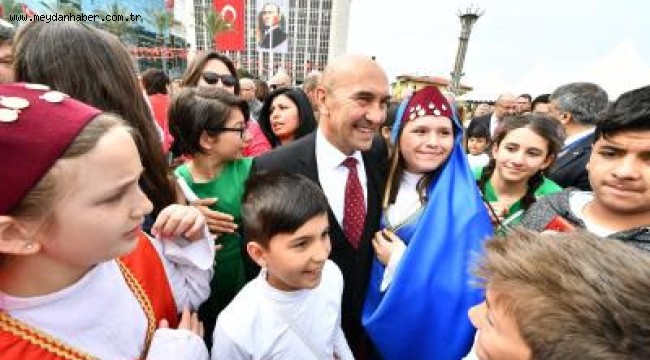 23 Nisan coşkusu İzmir'in dört bir yanında