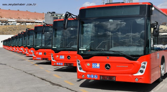 355 OTOBÜSE EK OLARAK 14 OTOBÜS DAHA SATIN ALINDI