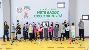 500 ALTINDAĞLI ÇOCUK OKÇULUK KURSUNDA