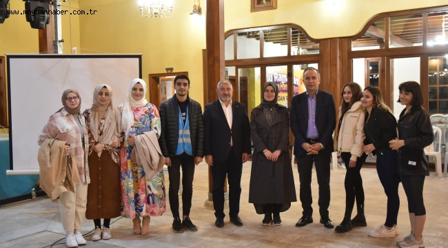 Başkan Aşgın ve Ceylan öğrencilerle iftarda bir araya geldi