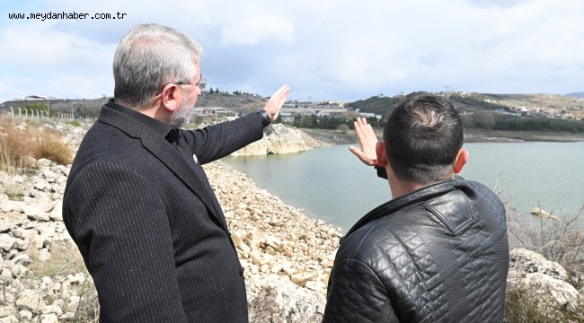 Başkan Aşgın, yıkım yapılan bölgede incelemede bulundu