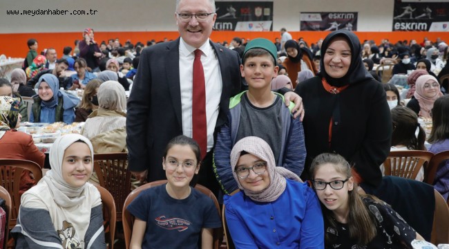 BAŞKAN BİLGİN 'MUHABBET SOFRASI'NDA ÖĞRENCİ VE VELİLERLE BULUŞTU…