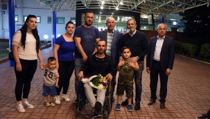 BAŞKAN BOZDOĞAN TARSUSLU GAZİYİ KARŞILADI