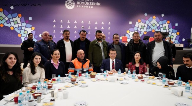 BAŞKAN İMAMOĞLU: EN LİYAKATLİ MESAİ ARKADAŞI, MİLLETE EN İYİ HİZMET EDENDİR