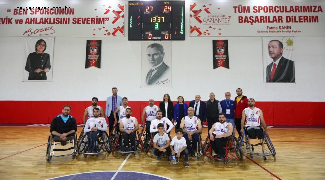 BAŞKAN ŞAHİN ENGELSİZ GAZİANTEPSPOR MAÇINI İZLEDİ